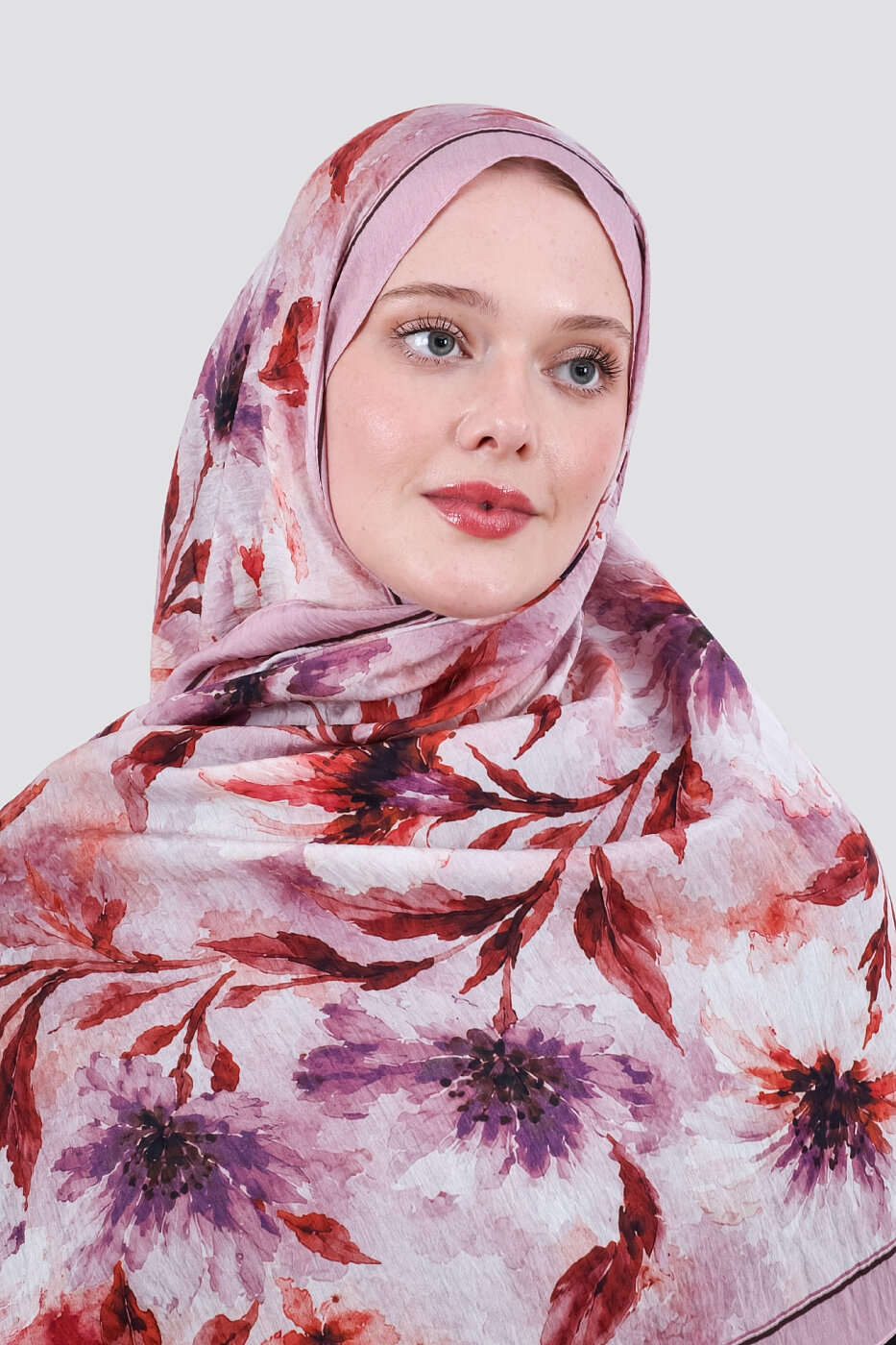 Lilya Olive Viskon Şal - 3