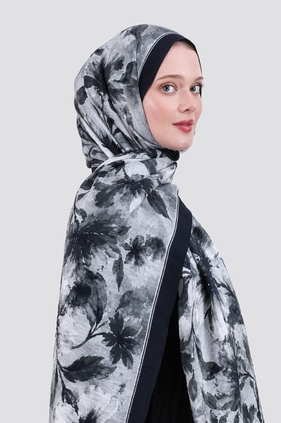 Lilya Olive Viskon Şal - 2