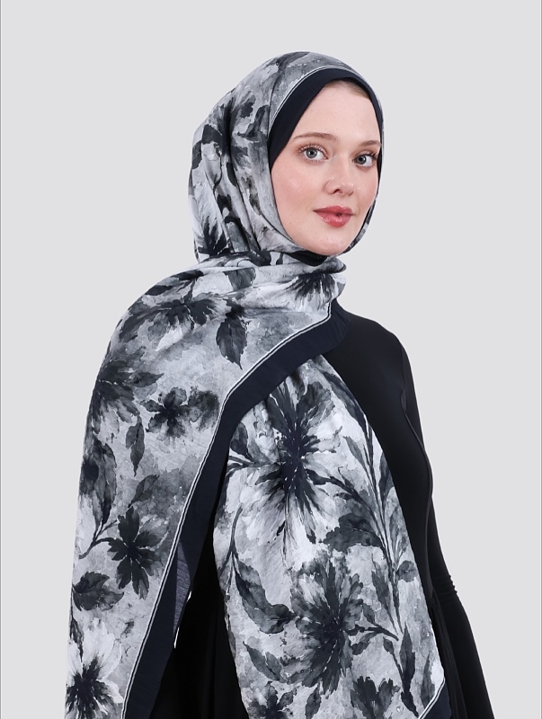 Lilya Olive Viskon Şal - 3