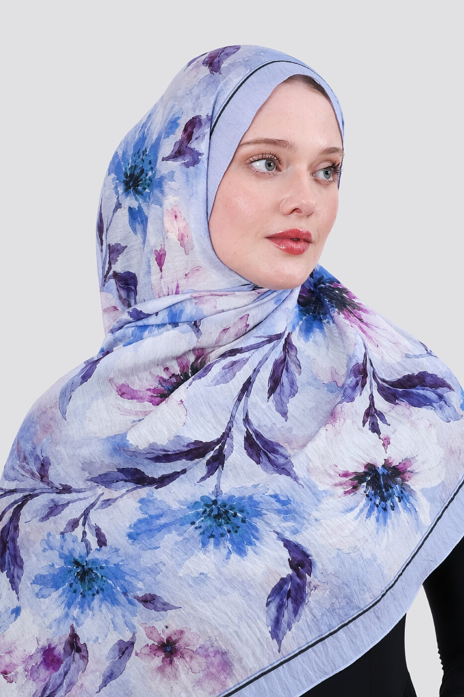 Lilya Olive Viskon Şal - 3