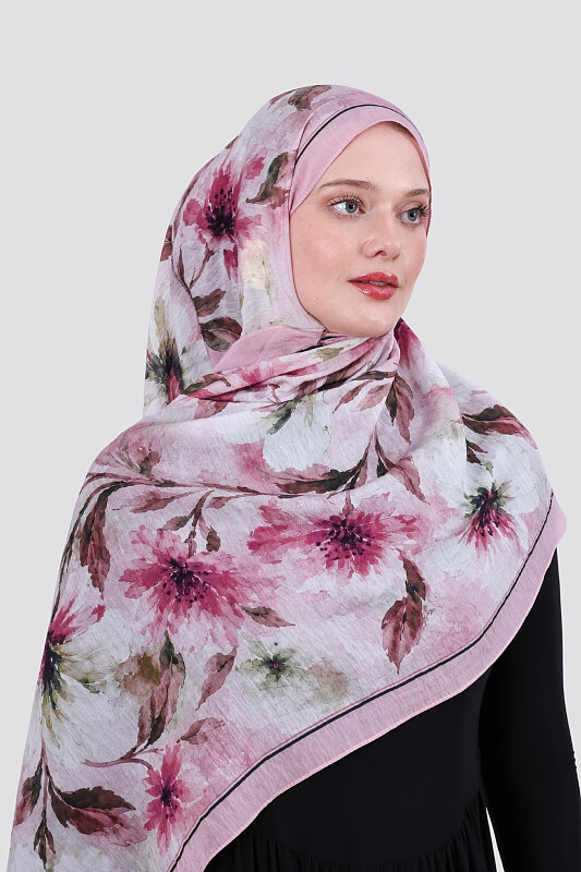 Lilya Olive Viskon Şal